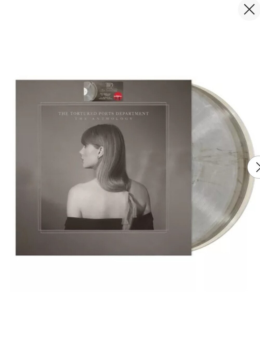 Taylor Swift The Tortured Poets Department: The Anthology Vinyl - Gray Marble LP